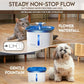 Automatic Pet Drinking Fountain, 2.8L Water Dispenser with Filters